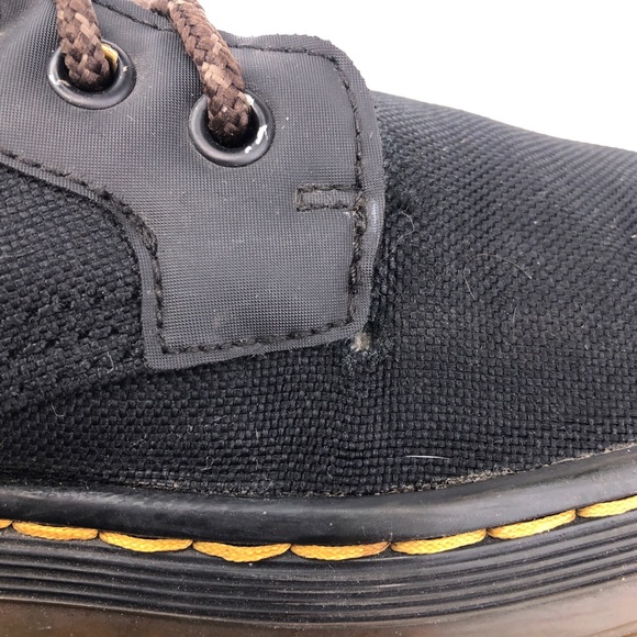 Dr. Martens Combs Poly Black Combat Boots 9 - Picture 11 of 14